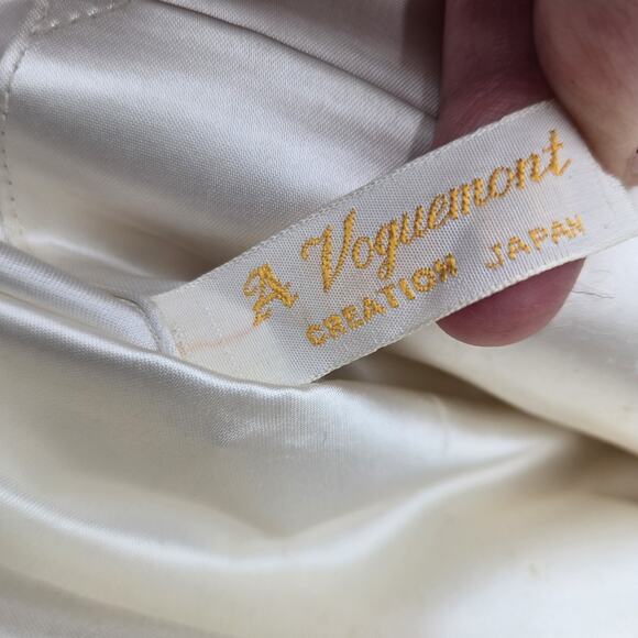 Vintage White Fully Beaded Clutch Purse 1960’s Voguemont Kisslock Bridal - Picture 6 of 8